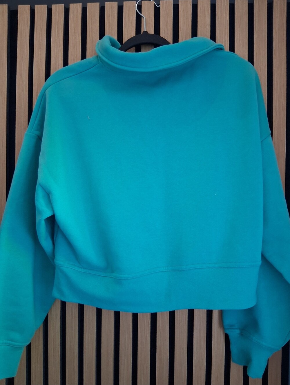 Joe Fresh Teal Cropped Sweatshirt